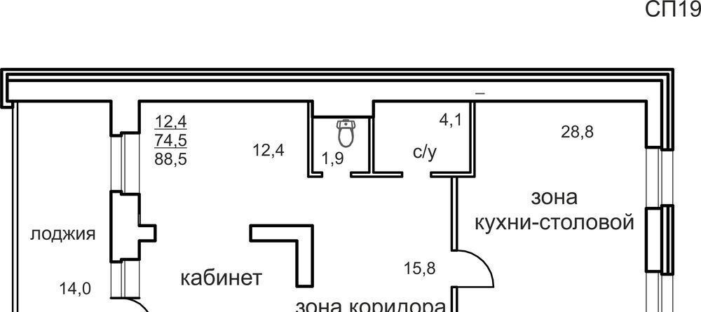 квартира г Череповец р-н Зашекснинский ул Любецкая 30 Клубный дом «Любомир» фото 1