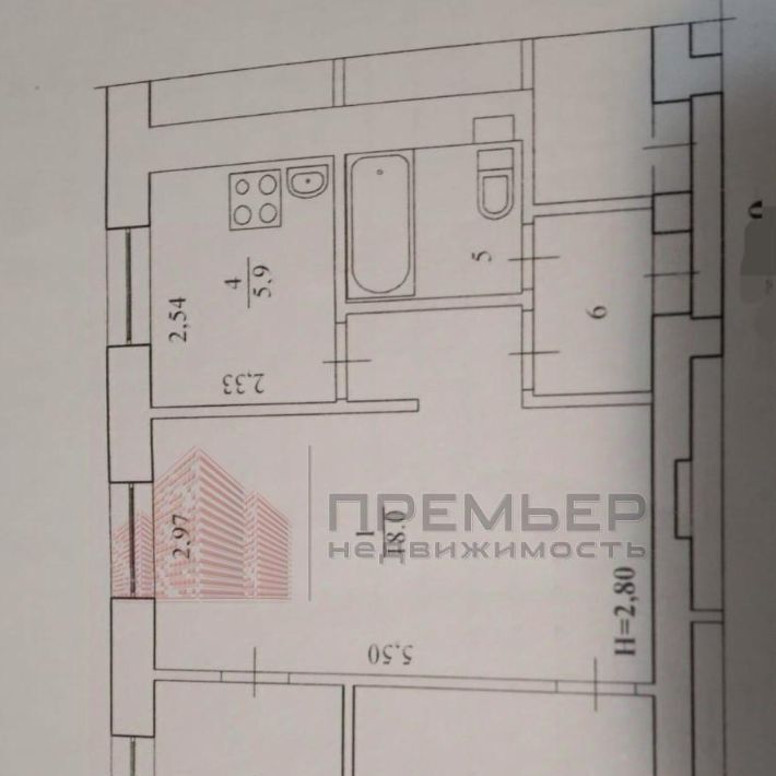 квартира г Волгоград р-н Краснооктябрьский ул Таращанцев 6 фото 11