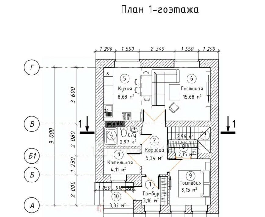 дом г Тамбов р-н Октябрьский снт Строитель СНХ фото 7