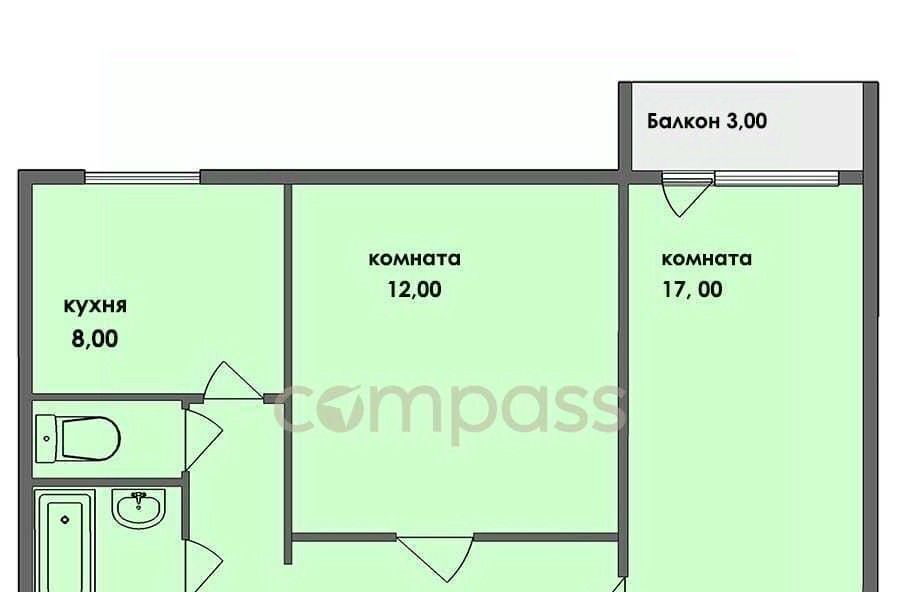 квартира г Тюмень р-н Калининский ул Ямская 73к/2 Калининский административный округ фото 12