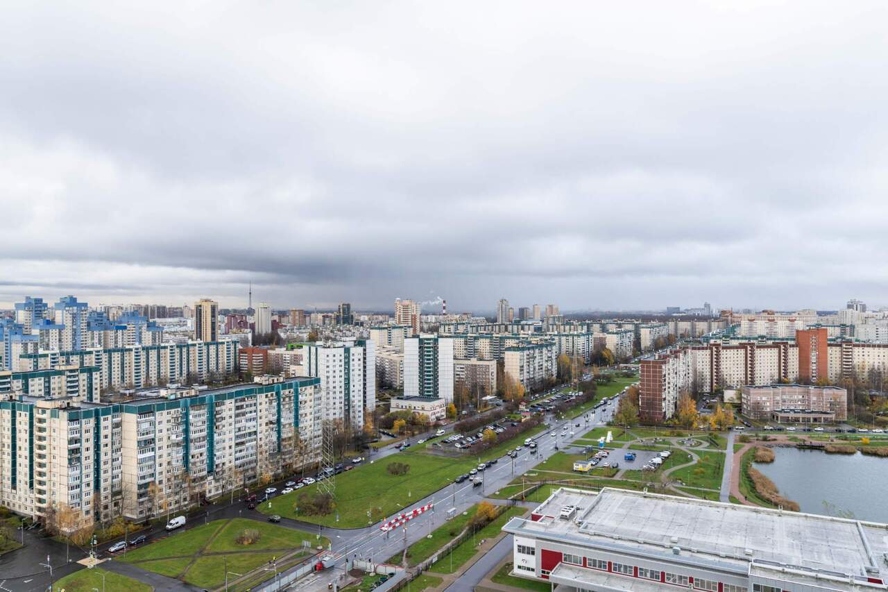 квартира г Санкт-Петербург метро Комендантский Проспект р-н Приморский ул Парашютная 25к/1 округ Юнтолово фото 22