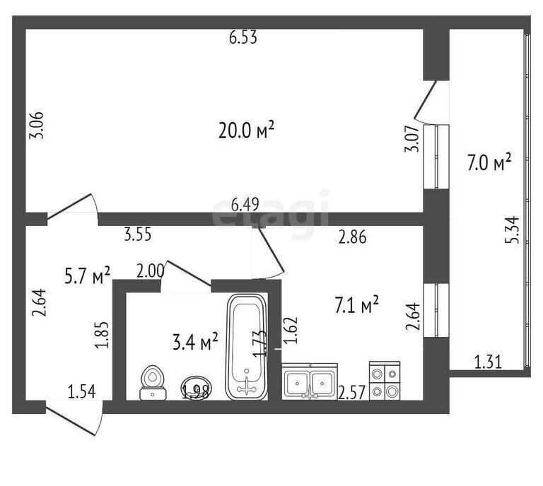 квартира г Стерлитамак ул Строителей 12 фото 13