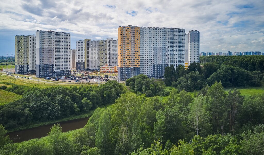 квартира г Санкт-Петербург метро Девяткино дор Муринская 25к/3 ЖК «Цветной город» Ленинградская область фото 3