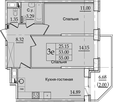 квартира г Санкт-Петербург наб Славянская Невский, 8 ст 1 фото 2