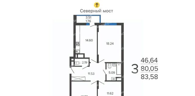 квартира р-н Железнодорожный дом 1 фото