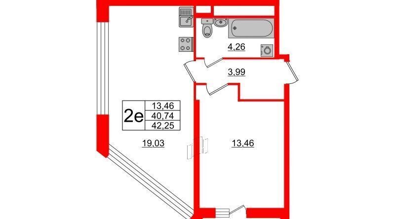 квартира г Санкт-Петербург метро Комендантский Проспект ул Планерная 91к/1 округ Юнтолово фото 1