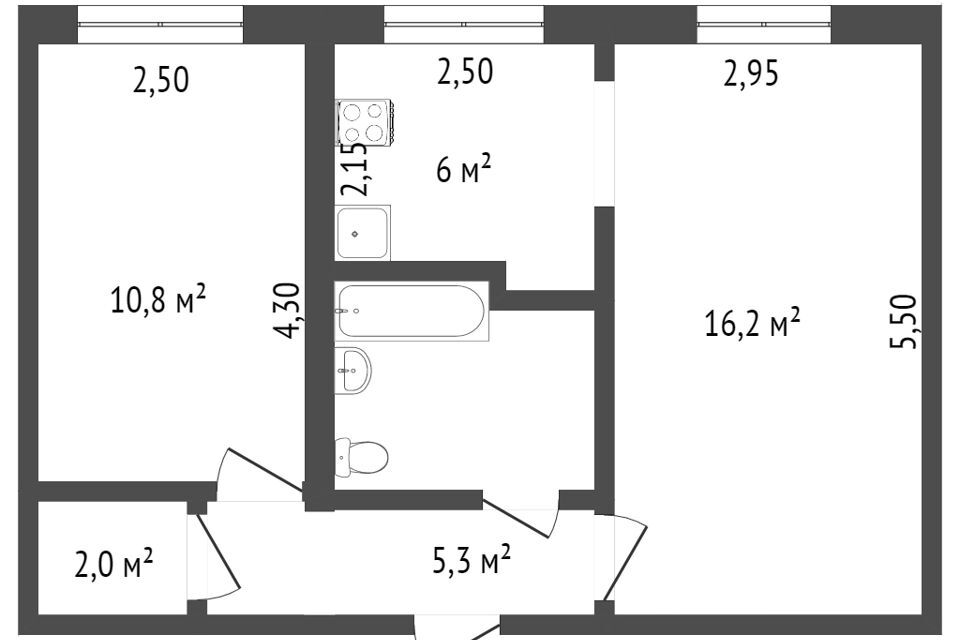 квартира г Ачинск мкр 3-й 11 Ачинский район фото 7