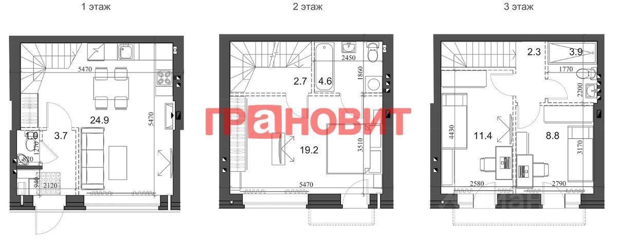 квартира р-н Новосибирский п Элитный р-н мкр Березки сельсовет, 177, Мичуринский фото 2