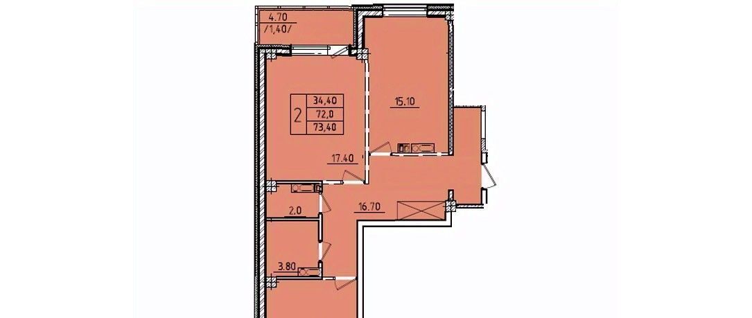 квартира г Омск р-н Кировский ул Волгоградская 46 Кировский АО фото 1