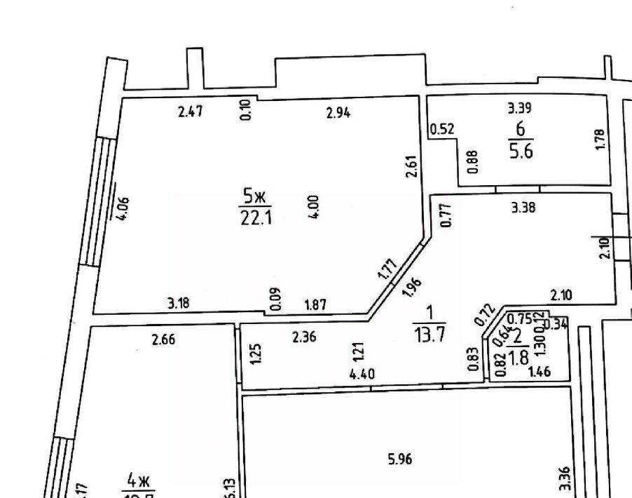 квартира г Калининград р-н Ленинградский ул Маршала Баграмяна 36 фото 29