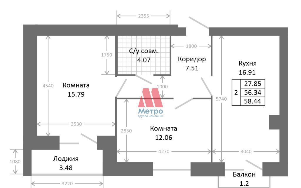 квартира г Ярославль р-н Фрунзенский ЖК на Дядьковской МКР №2, з/у 28 фото 2