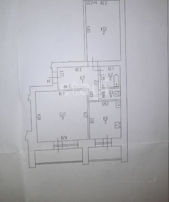 квартира г Барнаул р-н Центральный ул Кутузова 16г фото 3