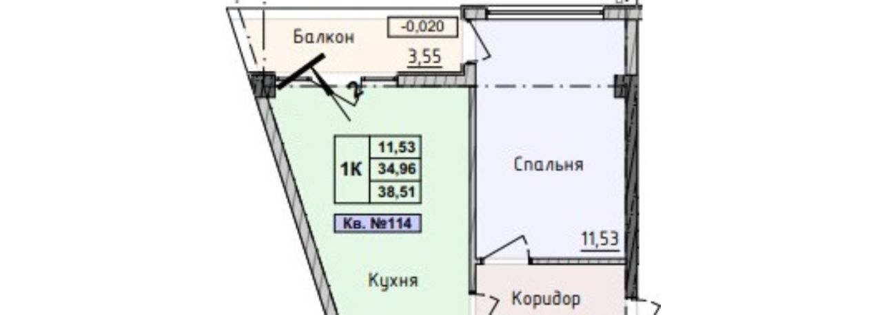 квартира г Алушта п Семидворье мкр Аян-Дере-2 фото 2