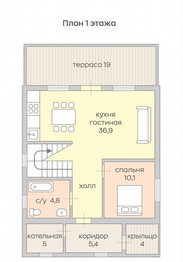 дом городской округ Раменский д Островцы ул Лесная 17 12 км, Егорьевское шоссе фото 14