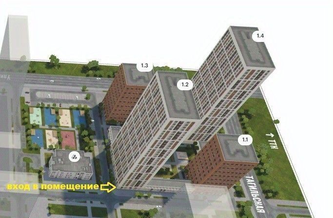 торговое помещение г Москва метро Бульвар Рокоссовского ул Тагильская 3к/3 муниципальный округ Метрогородок фото 3