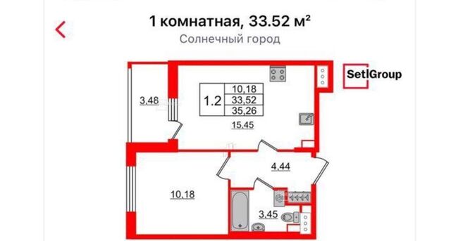 р-н Красносельский пр-кт Будённого 21к/1 ЖК Солнечный округ Сосновая Поляна фото