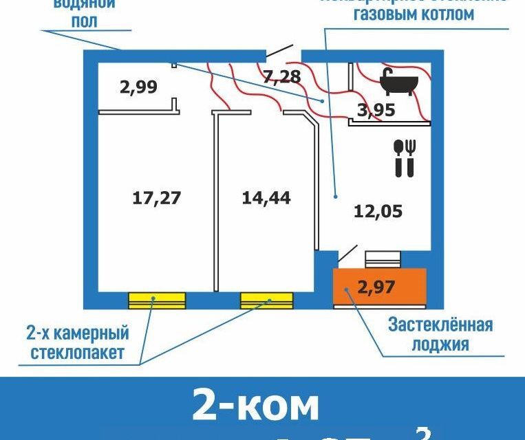 квартира р-н Среднеахтубинский г Краснослободск пер Попова 5 фото 2