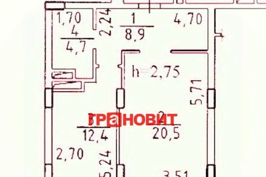 квартира г Новосибирск Золотая Нива ул Бориса Богаткова 208/2 фото 2