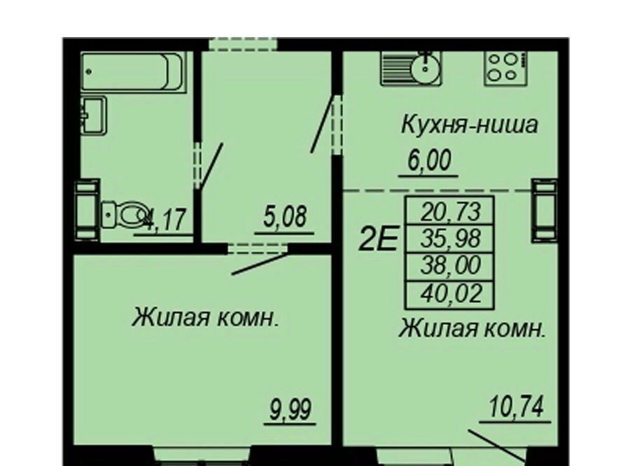 квартира г Хабаровск р-н Индустриальный Южный микрорайон ул Рокоссовского фото 1