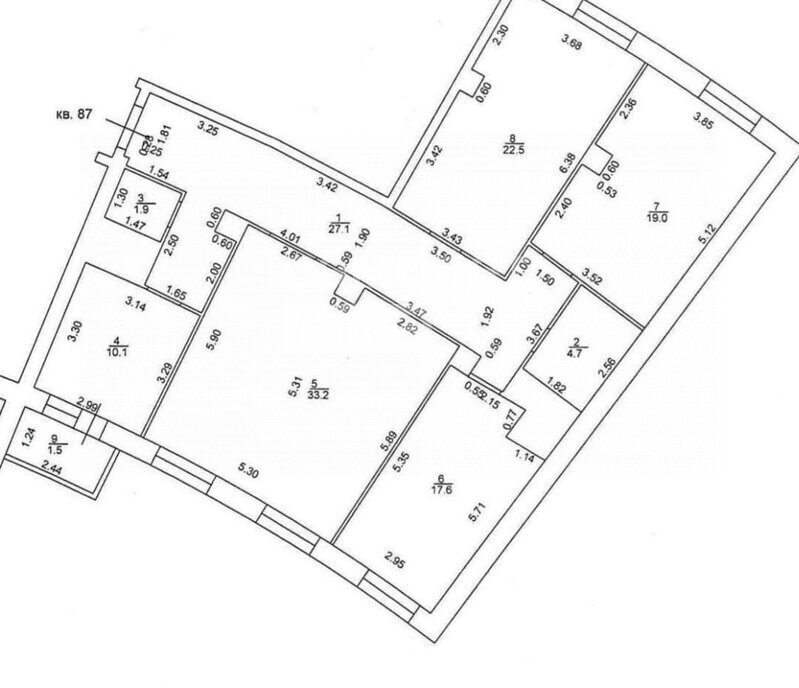 квартира г Казань Козья слобода ул Чистопольская 38 фото 8