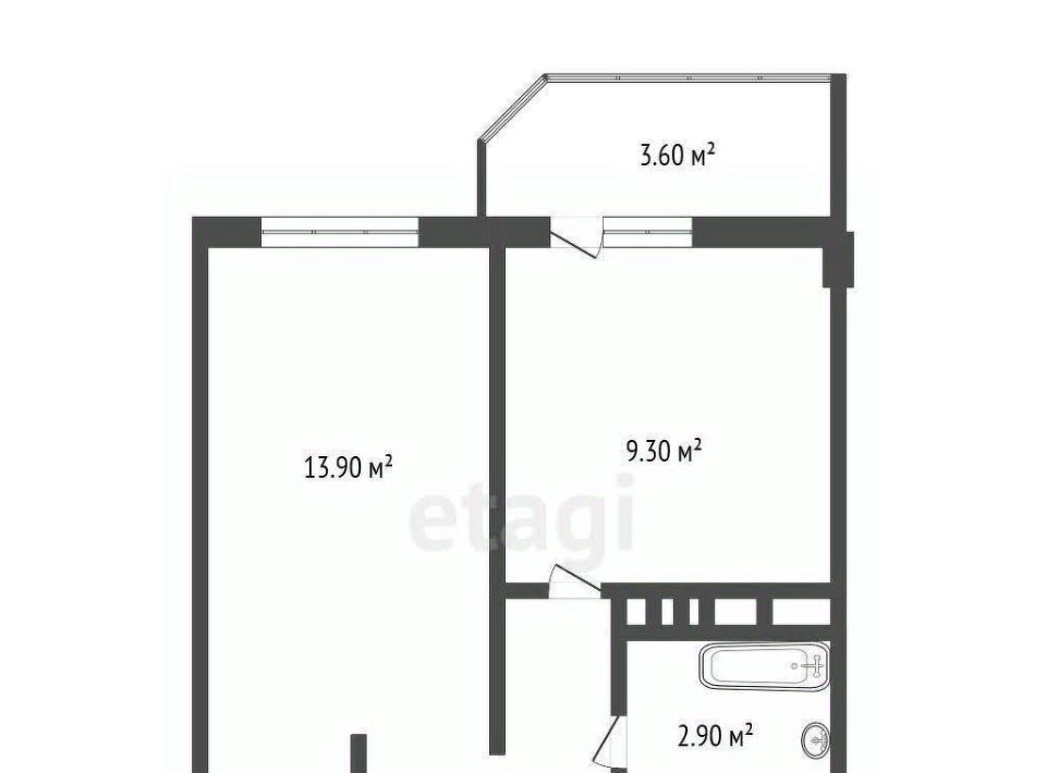 квартира г Сургут ул Ивана Захарова 2/1 квартал 30Б фото 2