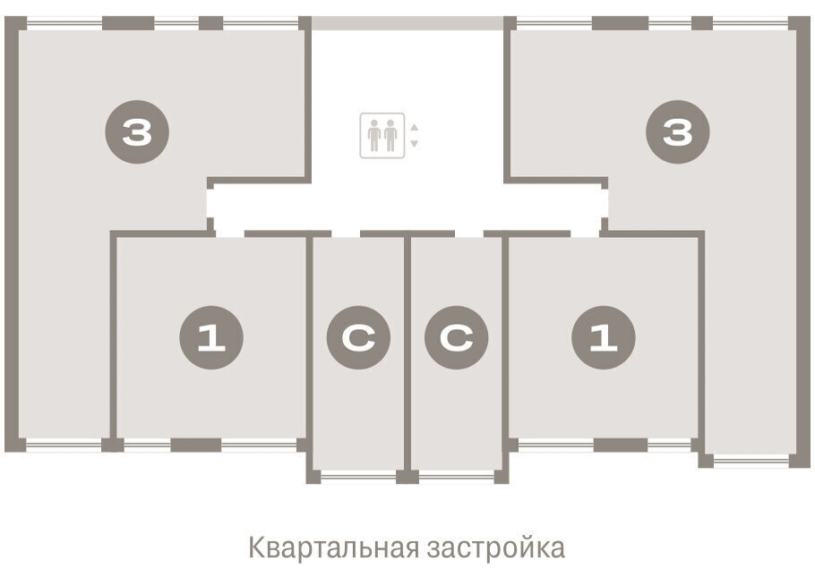 квартира г Тюмень ул Мысовская 26к/1 Центральный административный округ фото 3