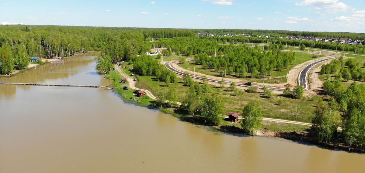 земля городской округ Чехов 46 км, коттеджный пос. Южные озёра-3, Симферопольское шоссе фото 2