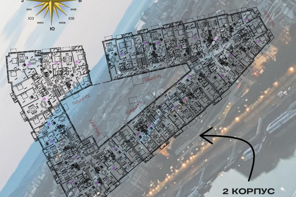 квартира г Калининград городской округ Калининград, Октябрьская, 12 фото 2