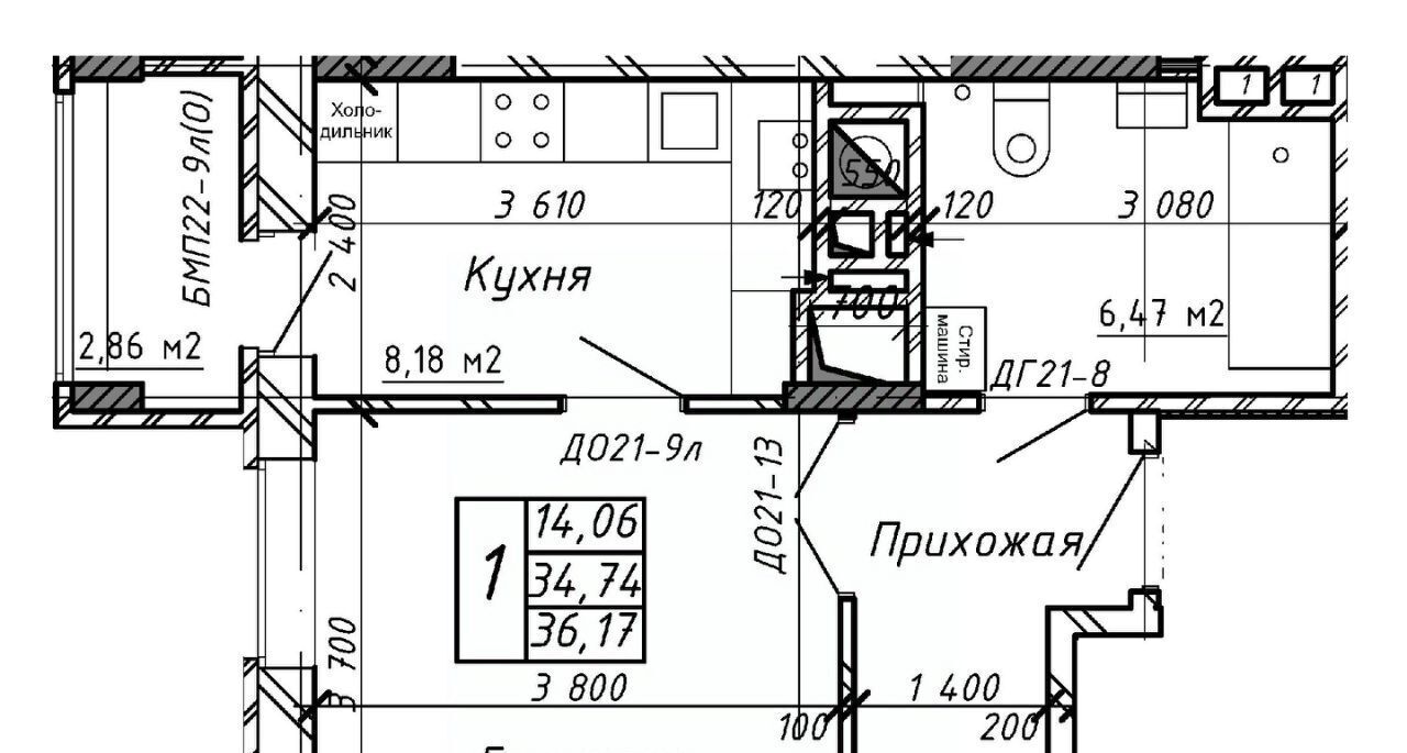 квартира г Калуга р-н Московский ул Азаровская 40к/4 фото 1