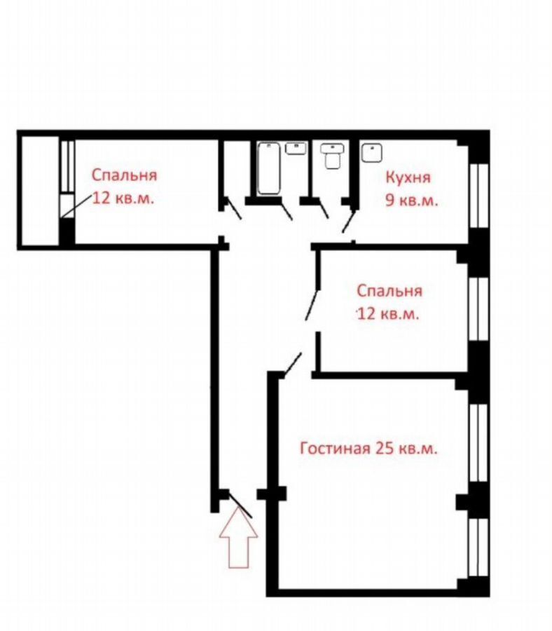 квартира г Красноярск р-н Свердловский ул Семафорная 251 фото 9