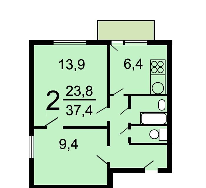 квартира г Москва метро Текстильщики ул Юных Ленинцев 10/15к 1 фото 19