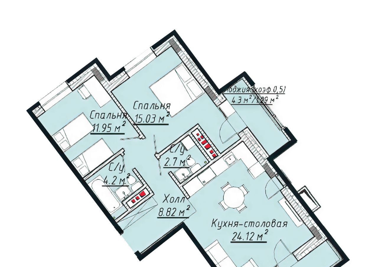 квартира г Казань Козья слобода ул Урицкого 1 фото 1