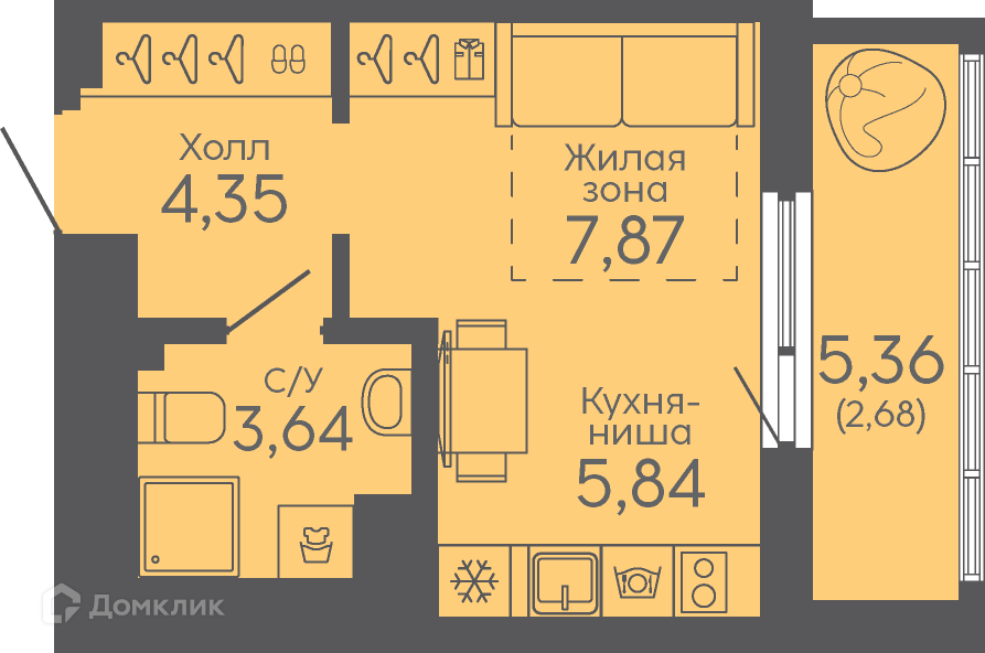 квартира г Екатеринбург Екатеринбург городской округ, Новокольцовский, жилой комплекс фото 1