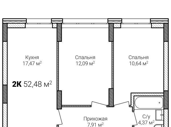 квартира г Нижний Новгород Горьковская ул Героя Советского Союза Аристархова фото 1