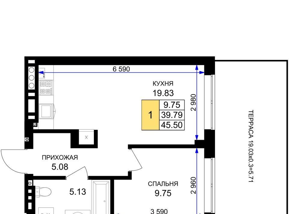 квартира р-н Гурьевский г Гурьевск ЖК «Включи» фото 1