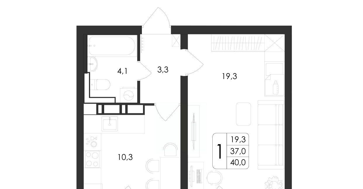 квартира г Воронеж р-н Центральный ул Шишкова 140б/21 фото 1