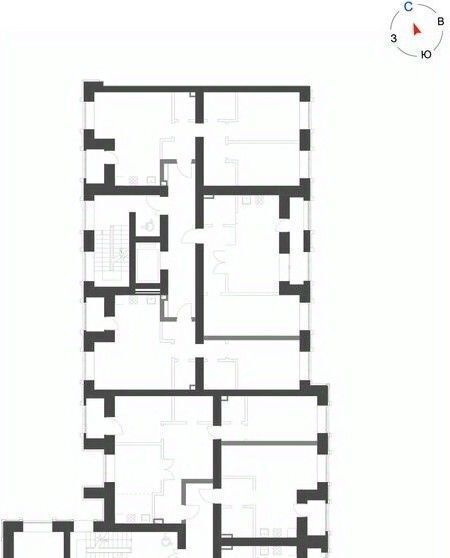 квартира р-н Нижнекамский г Нижнекамск 15-й микрорайон фото 2