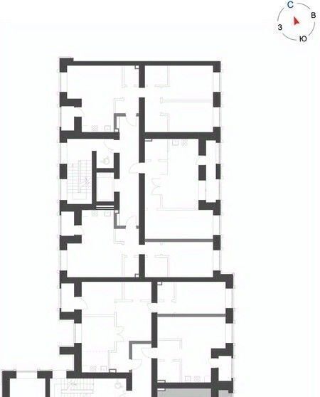 квартира р-н Нижнекамский г Нижнекамск 15-й микрорайон фото 2