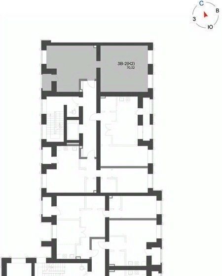 квартира р-н Нижнекамский г Нижнекамск 15-й микрорайон фото 2