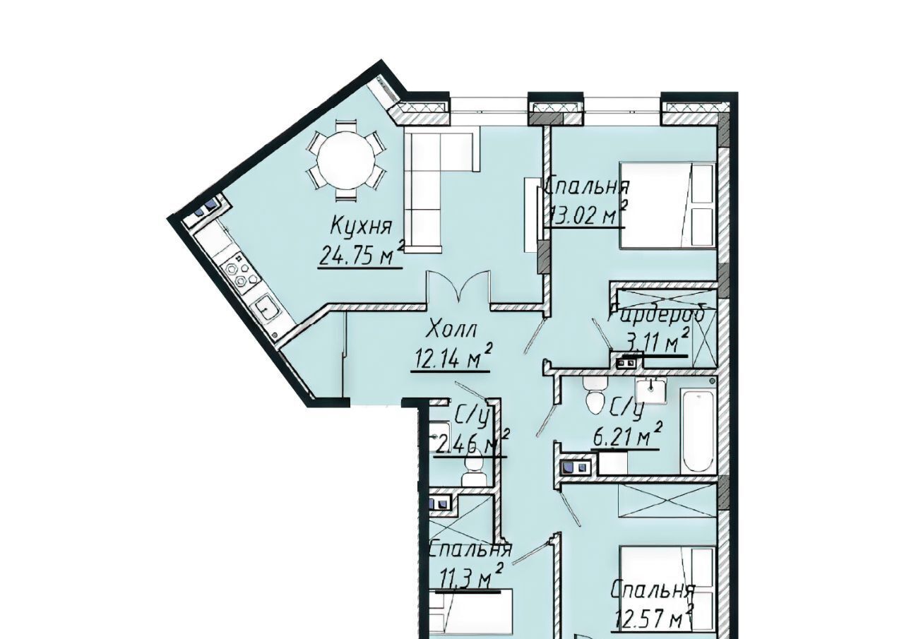 квартира г Казань Козья слобода ул Урицкого 1 фото 1