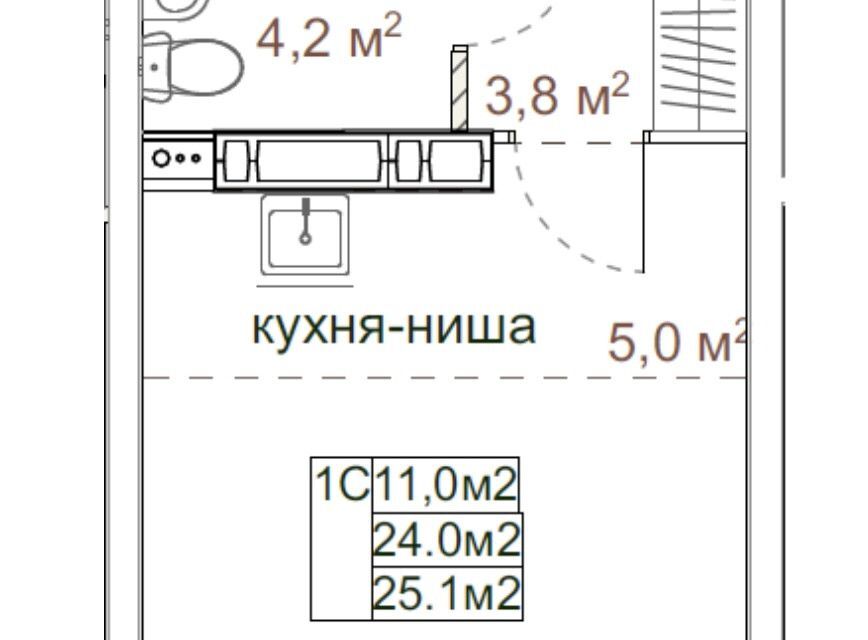 квартира г Пермь Пермь городской округ, КИМ, 57а фото 4