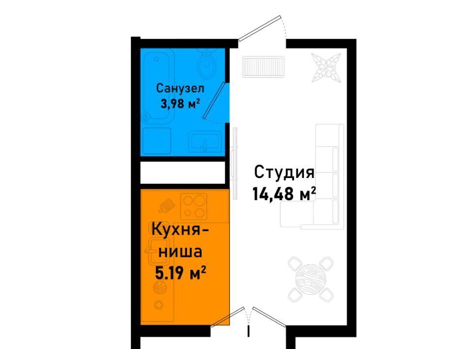 квартира р-н Черноморский пгт Черноморское ул Евпаторийская фото 1