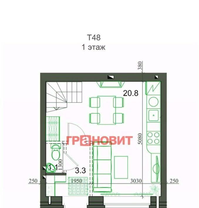 дом р-н Новосибирский п Садовый р-н мкр Березки-3 Станционный сельсовет, 3 фото 8