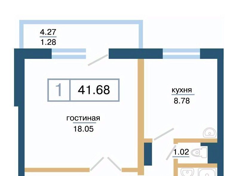 квартира г Красноярск р-н Советский микрорайон «Нанжуль-Солнечный» фото 1