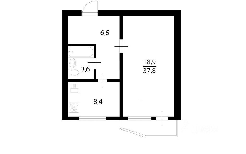 квартира г Москва метро Медведково ул Широкая 4с/1 6к фото 20