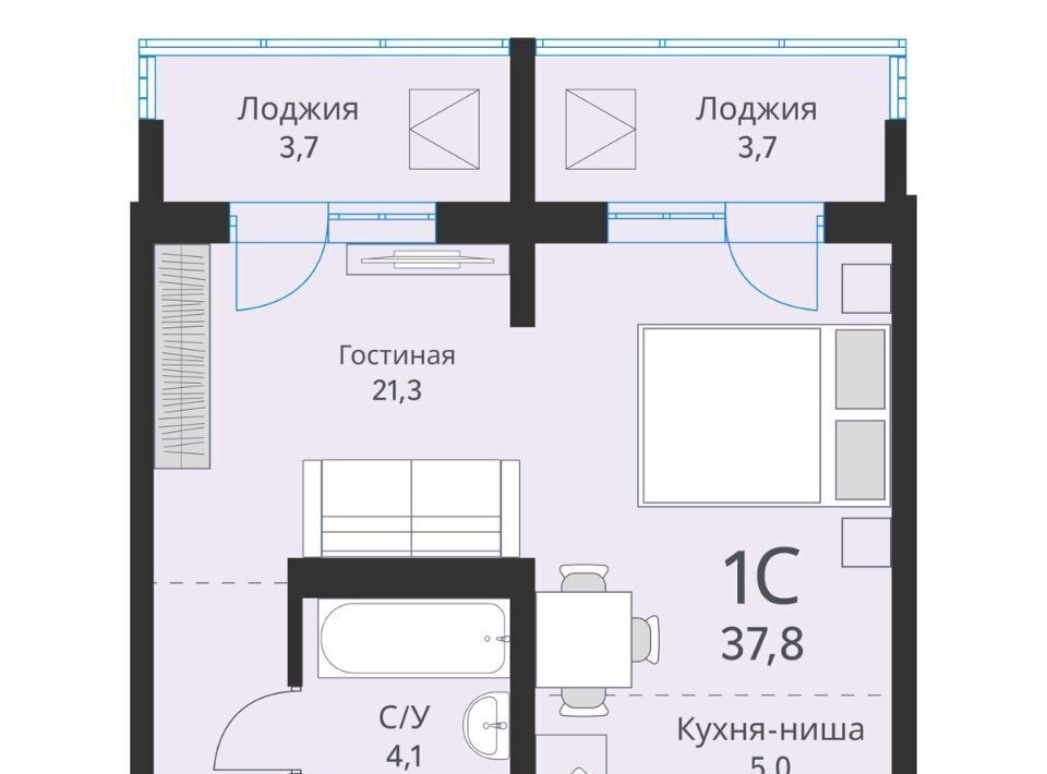 квартира г Новосибирск Речной вокзал фото 1