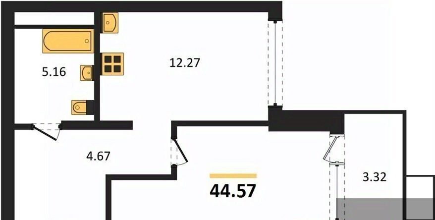 квартира г Воронеж р-н Железнодорожный наб Чуева 7 фото 1