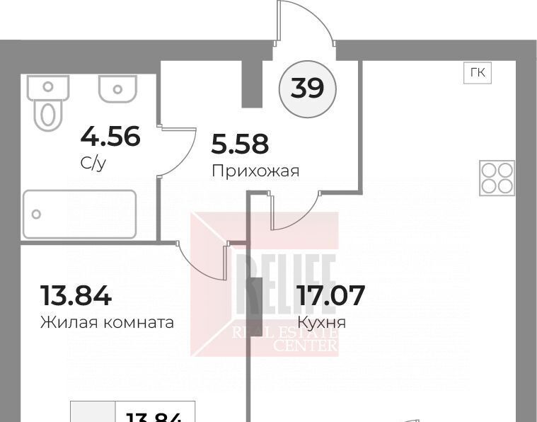 квартира г Калининград р-н Московский ул Портовая 2 фото 3
