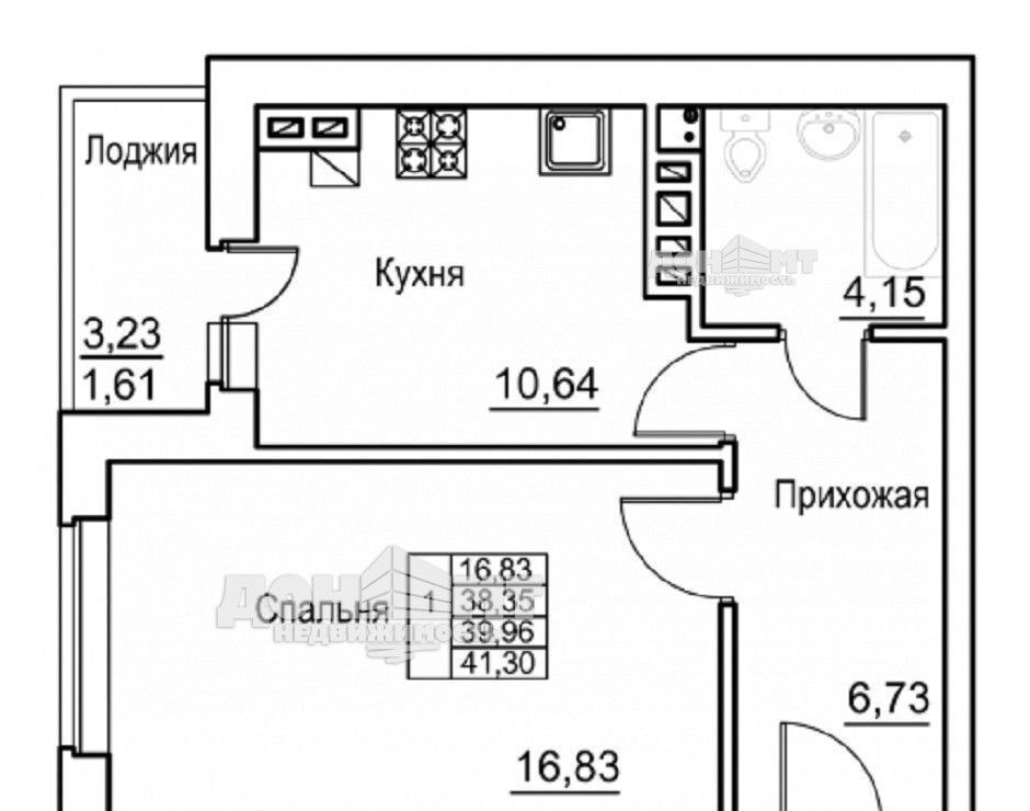 квартира г Батайск ул. Клары Цеткин, 176А фото 5