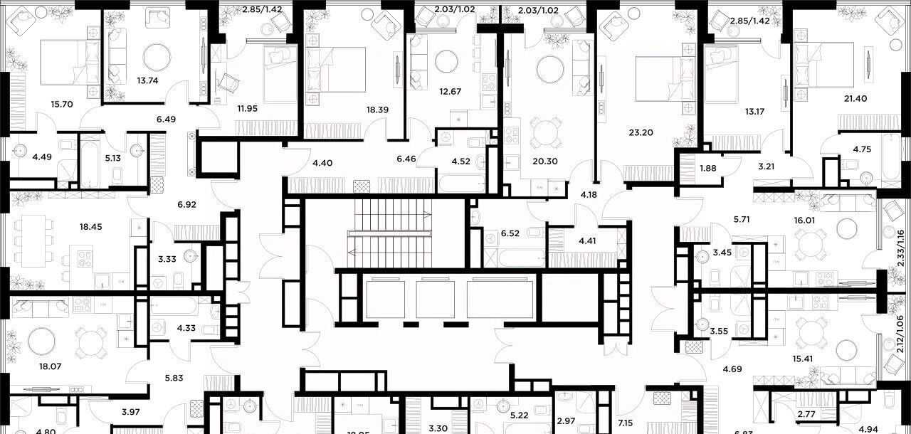 квартира г Москва метро Спартак б-р Небесный 1к/1 фото 2